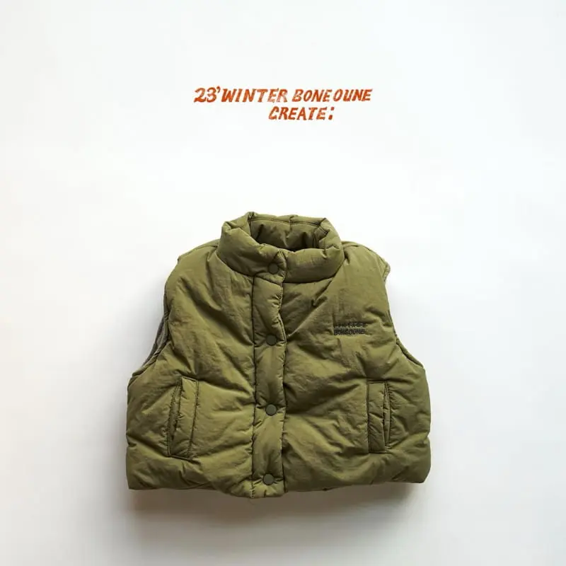 Boneoune - Korean Children Fashion - #minifashionista - Main Padding Vest