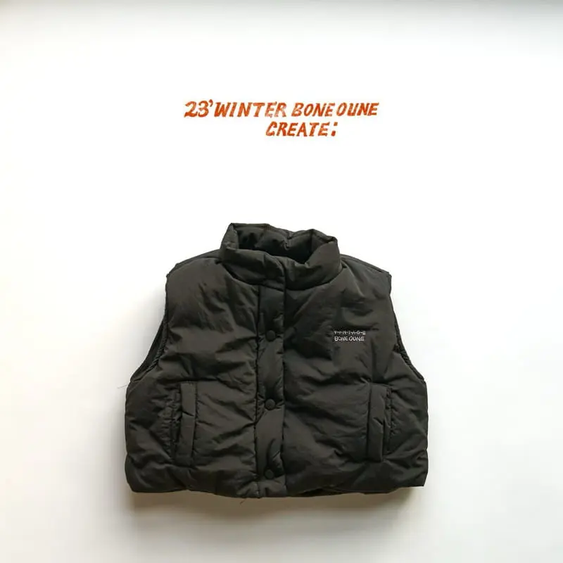 Boneoune - Korean Children Fashion - #prettylittlegirls - Main Padding Vest - 2