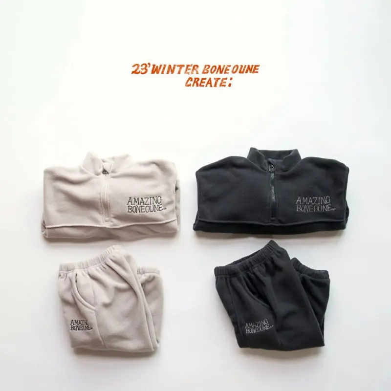 Boneoune - Korean Children Fashion - #stylishchildhood - Amazing Zip-up