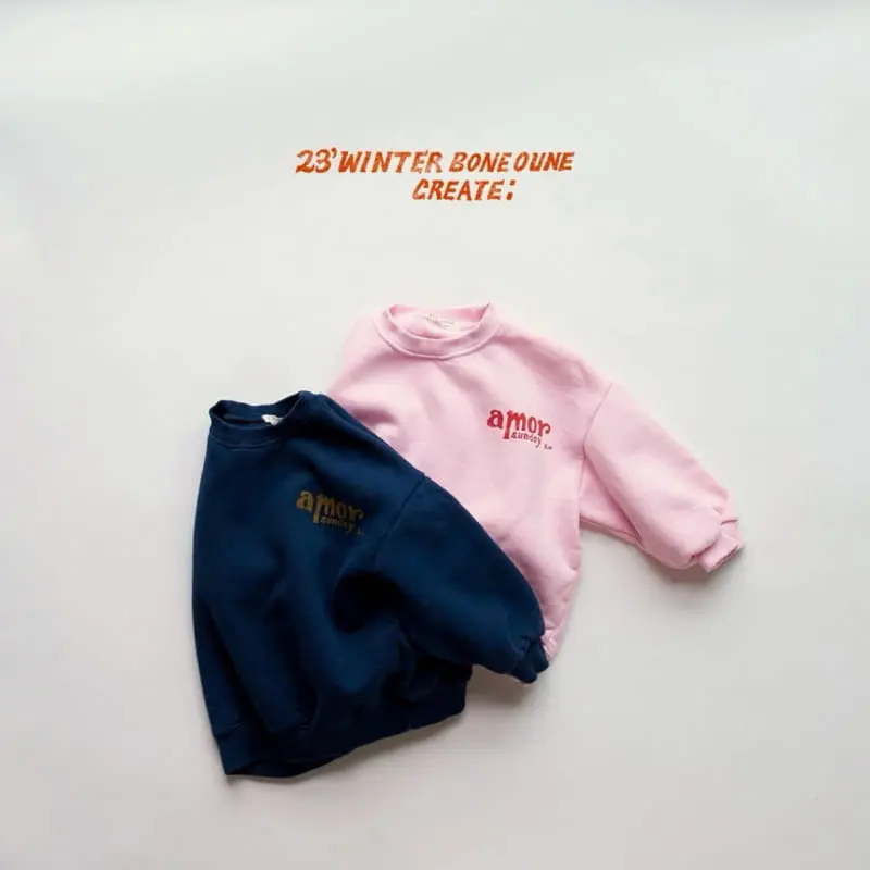 Boneoune - Korean Children Fashion - #todddlerfashion - Amor Sweatshirt