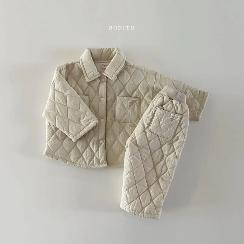 Bonito - Korean Baby Fashion - #babyboutique - Quilting Shirt - 7