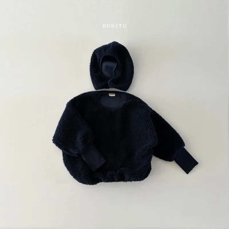 Bonito - Korean Baby Fashion - #smilingbaby - Dumble Sweatshirt Baraclava Set - 4