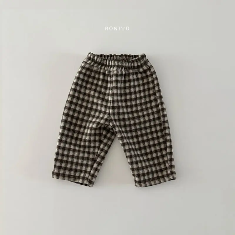 Bonito - Korean Baby Fashion - #babyboutique - Check Pants - 6