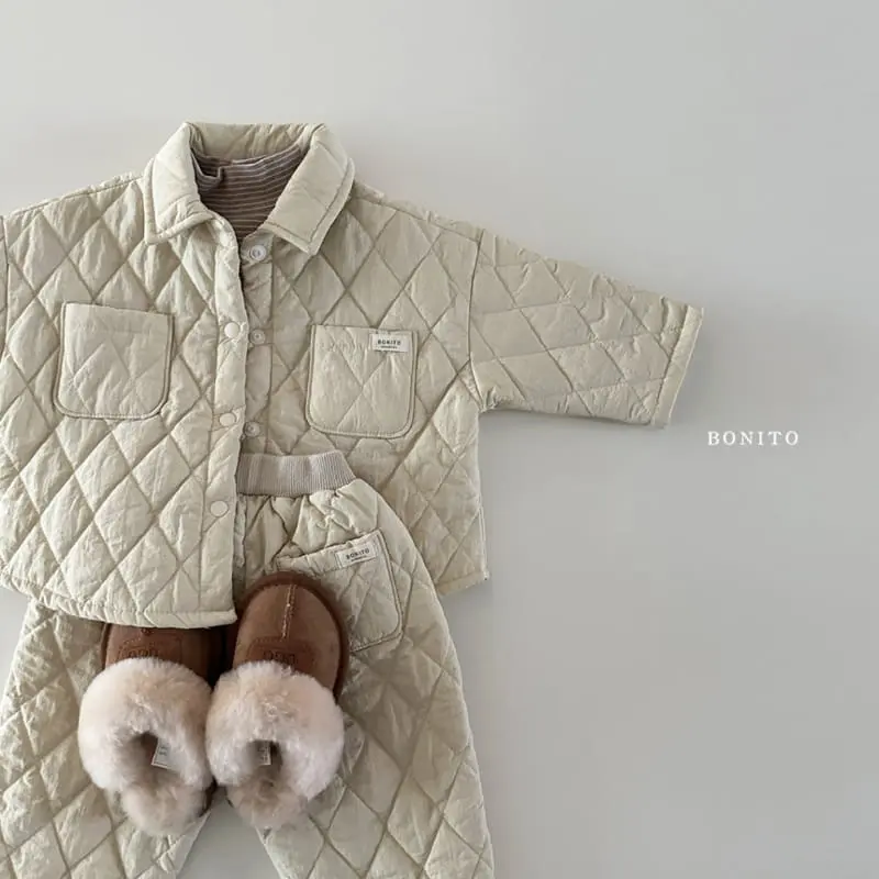Bonito - Korean Baby Fashion - #babyboutiqueclothing - Quilting Pants - 9