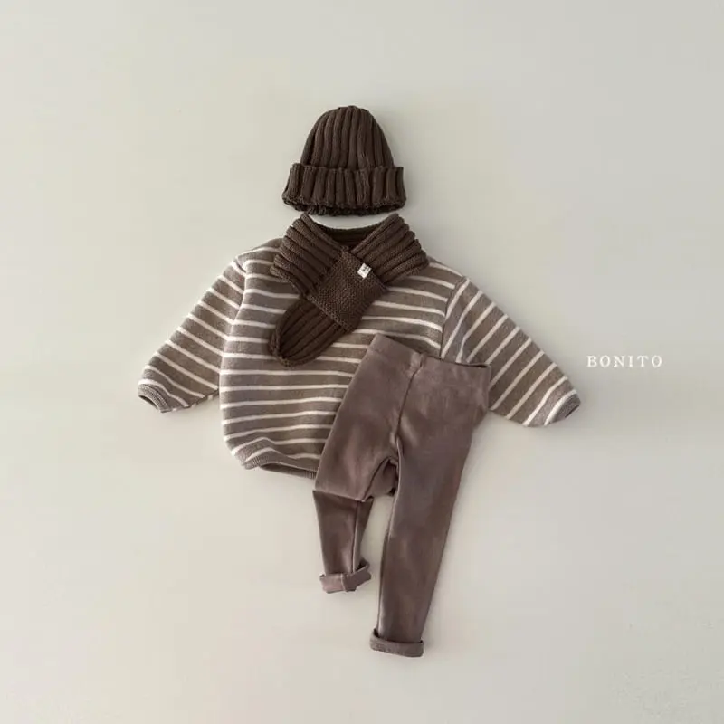 Bonito - Korean Baby Fashion - #babyoninstagram - St Piping Tee Set - 6