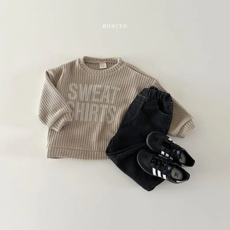Bonito - Korean Baby Fashion - #babyootd - Sweats Knit Sweatshirt - 6