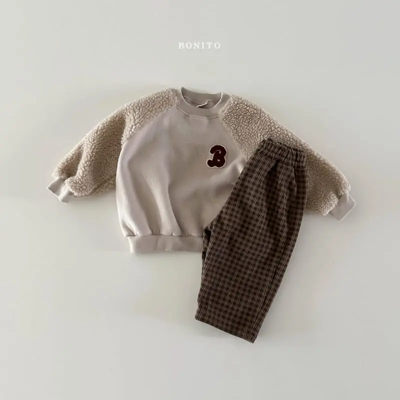 Bonito - Korean Baby Fashion - #babyootd - B Dumble Raglan Sweatshirt - 5