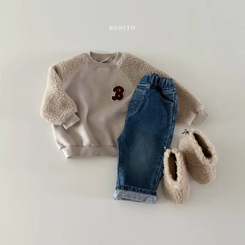 Bonito - Korean Baby Fashion - #babyoutfit - B Dumble Raglan Sweatshirt - 6