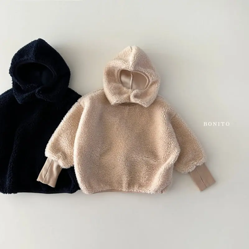 Bonito - Korean Baby Fashion - #smilingbaby - Dumble Sweatshirt Baraclava Set - 3