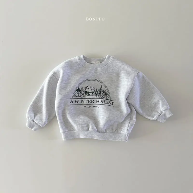 Bonito - Korean Baby Fashion - #smilingbaby - Winter Forest Sweatshirt - 2