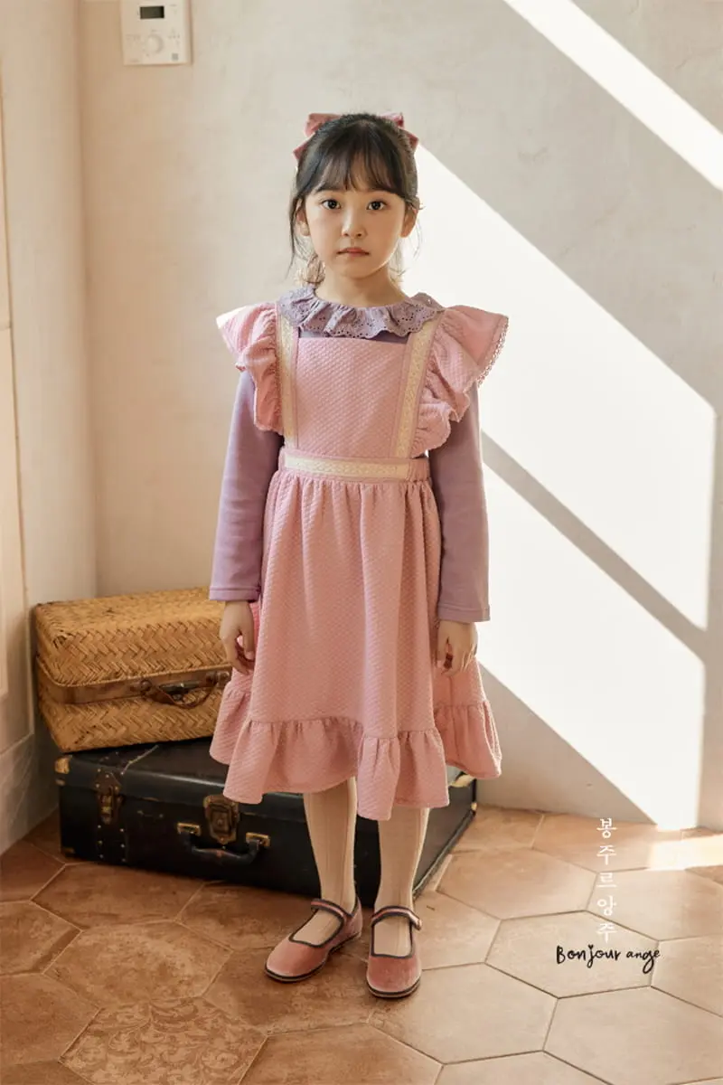 Bonjour Ange - Korean Children Fashion - #childofig - Flat Quilting One-piece - 7