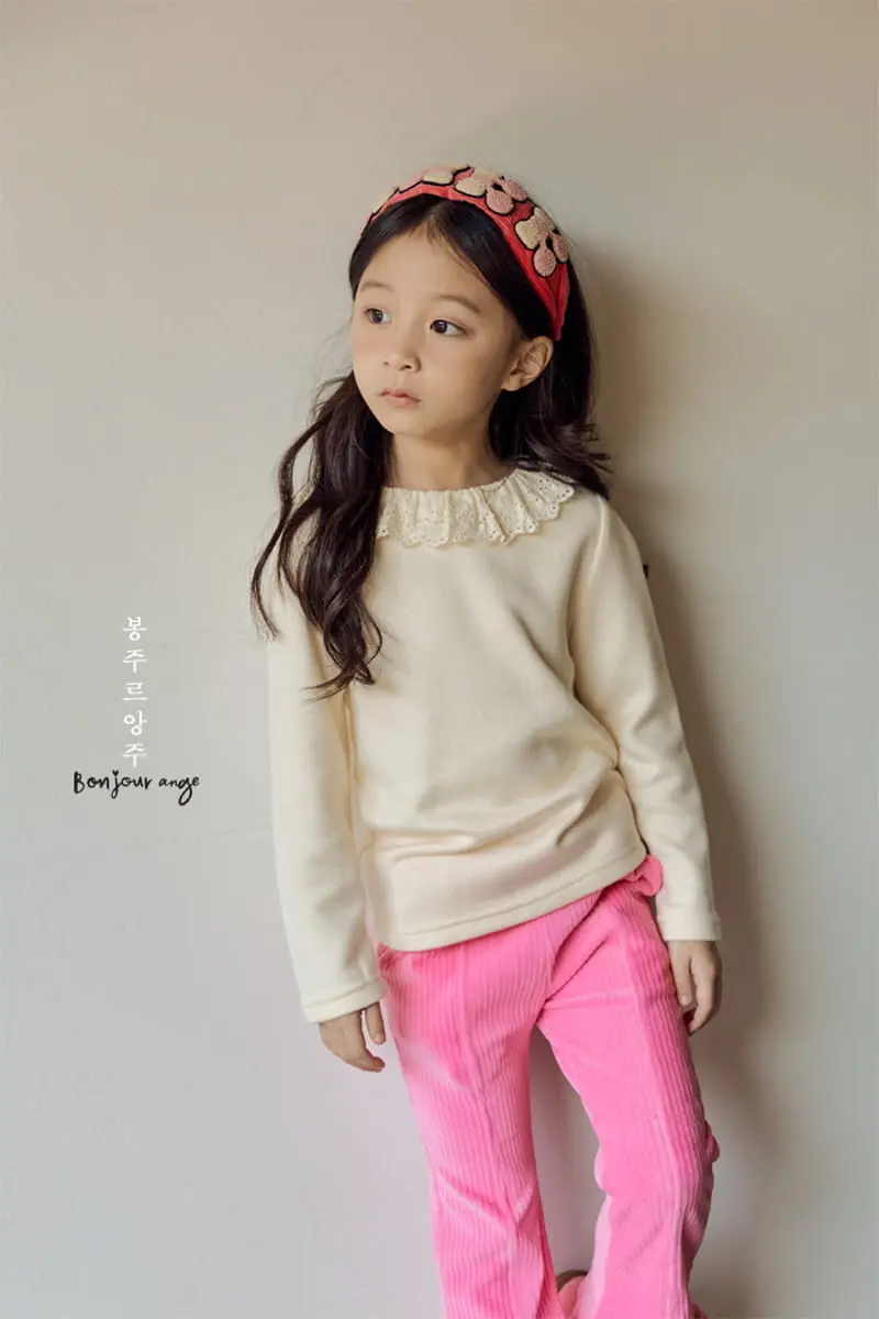 Bonjour Ange - Korean Children Fashion - #designkidswear - Mini Knit Tee - 6