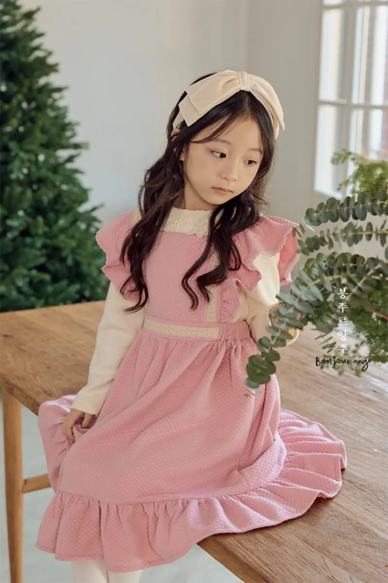 Bonjour Ange - Korean Children Fashion - #discoveringself - Flat Quilting One-piece - 10