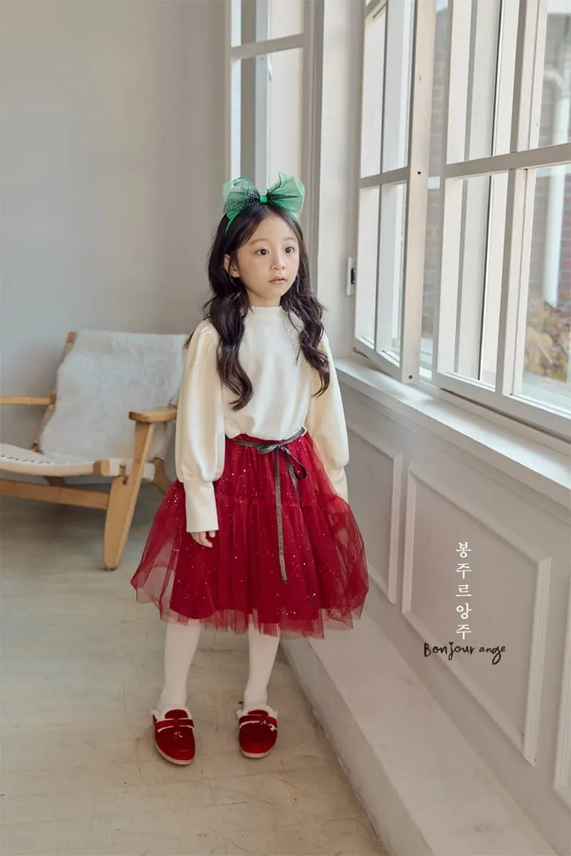 Bonjour Ange - Korean Children Fashion - #magicofchildhood - Christmas Bella One-piece - 3