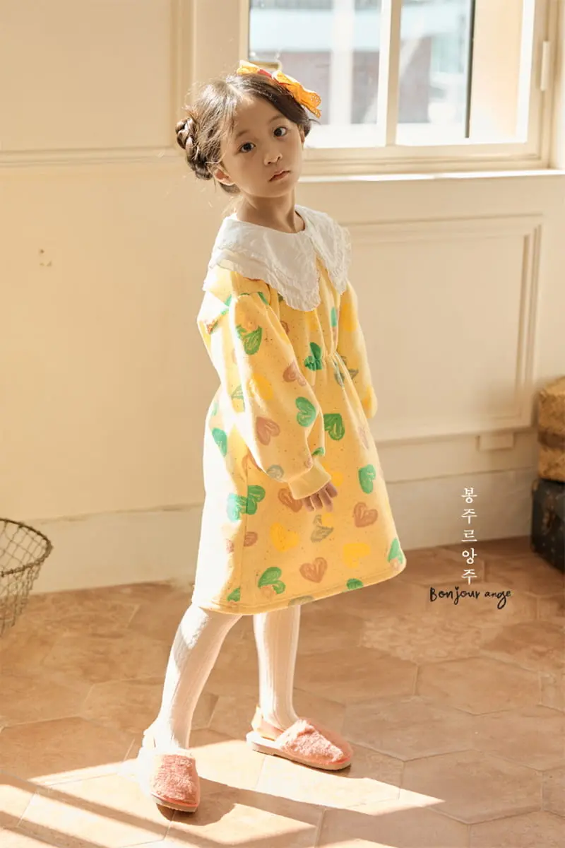 Bonjour Ange - Korean Children Fashion - #minifashionista - Double Fleece One-piece