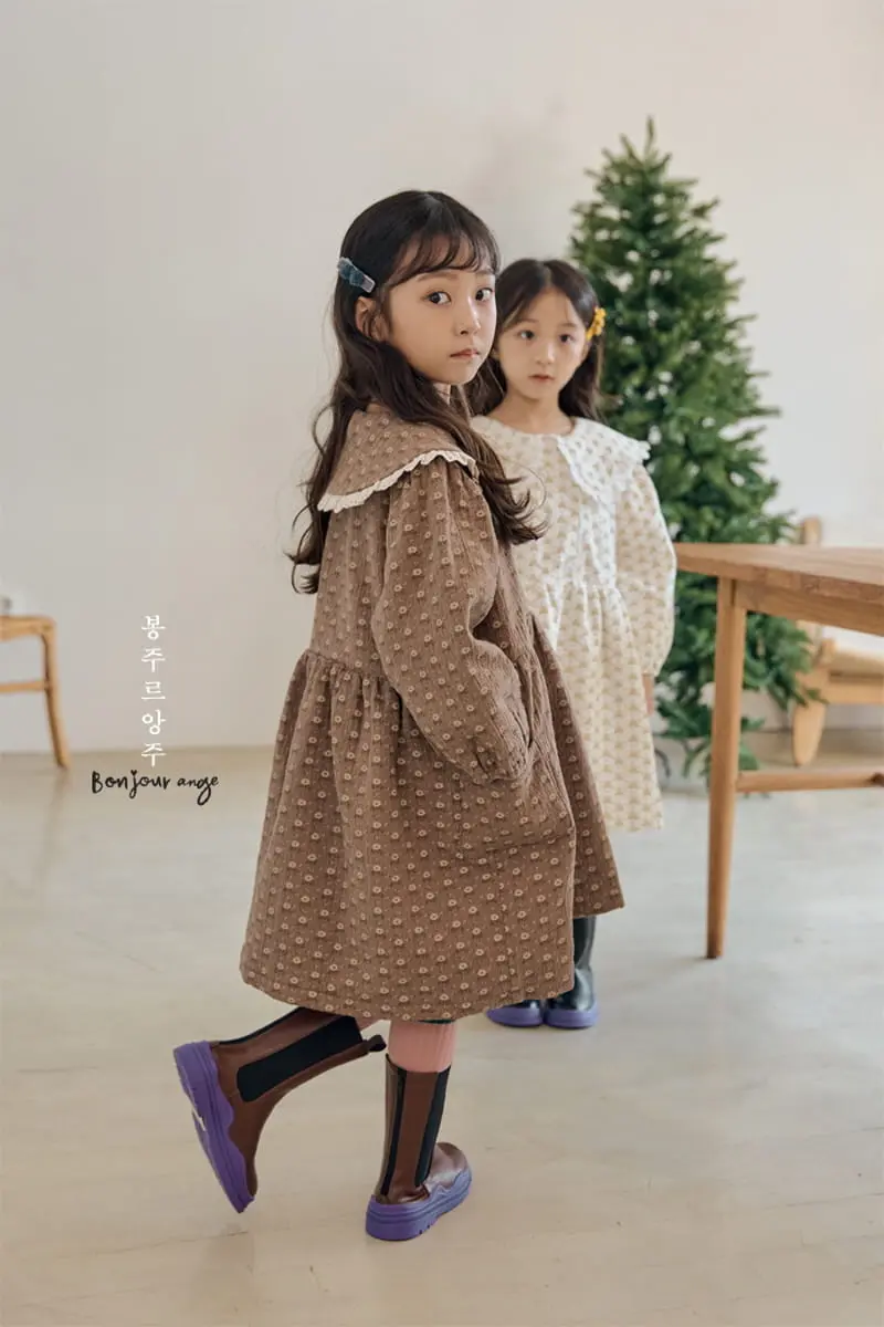 Bonjour Ange - Korean Children Fashion - #stylishchildhood - Stella One-piece - 7