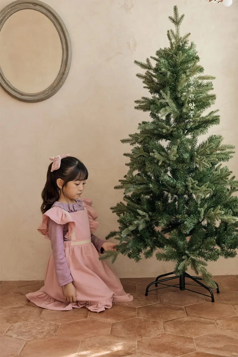 Bonjour Ange - Korean Children Fashion - #stylishchildhood - Flat Quilting One-piece - 6