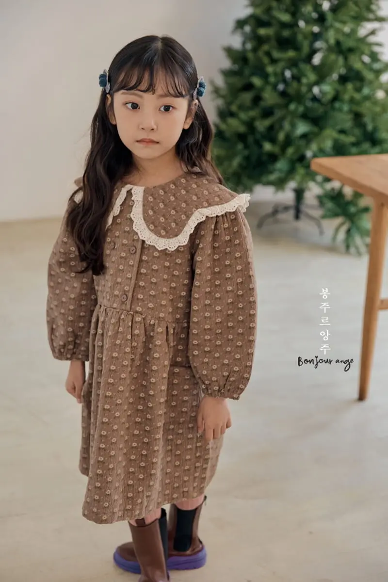 Bonjour Ange - Korean Children Fashion - #toddlerclothing - Stella One-piece - 6