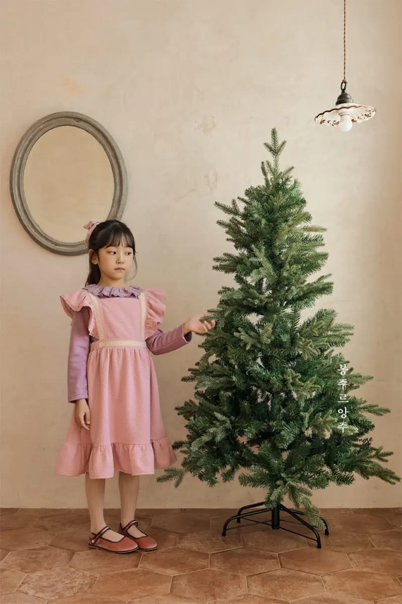 Bonjour Ange - Korean Children Fashion - #toddlerclothing - Flat Quilting One-piece - 5