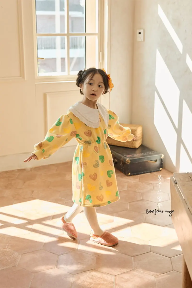 Bonjour Ange - Korean Children Fashion - #todddlerfashion - Double Fleece One-piece - 4