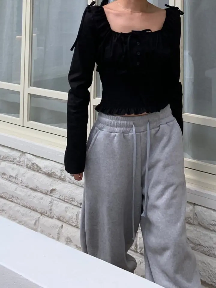 Bricklane - Korean Women Fashion - #momslook - Smocked Blouse - 9