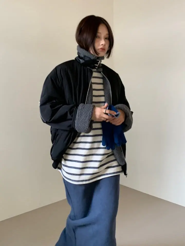 Bricklane - Korean Women Fashion - #momslook - Airplane Jumper - 6