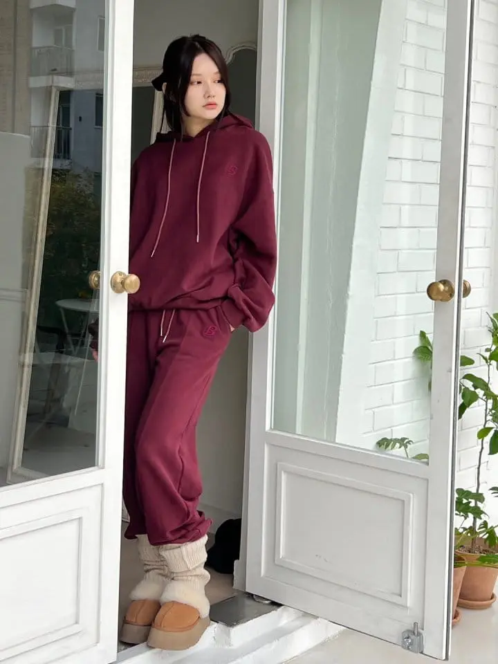 Bricklane - Korean Women Fashion - #momslook - B Logo Hoody - 3
