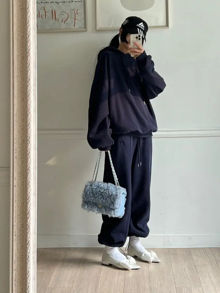Bricklane - Korean Women Fashion - #momslook - B Logo Hoody - 9