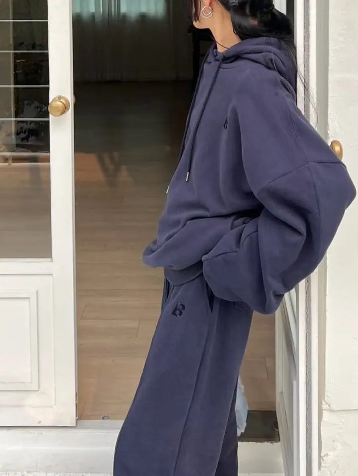 Bricklane - Korean Women Fashion - #momslook - B Logo Pants - 10