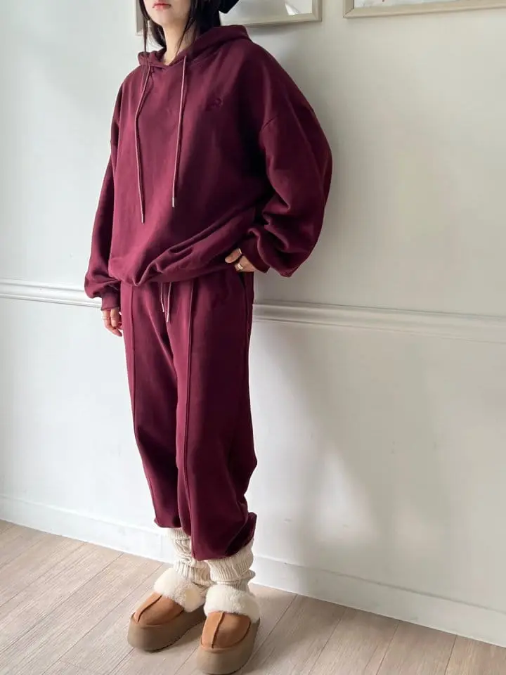 Bricklane - Korean Women Fashion - #momslook - B Logo Pants - 6