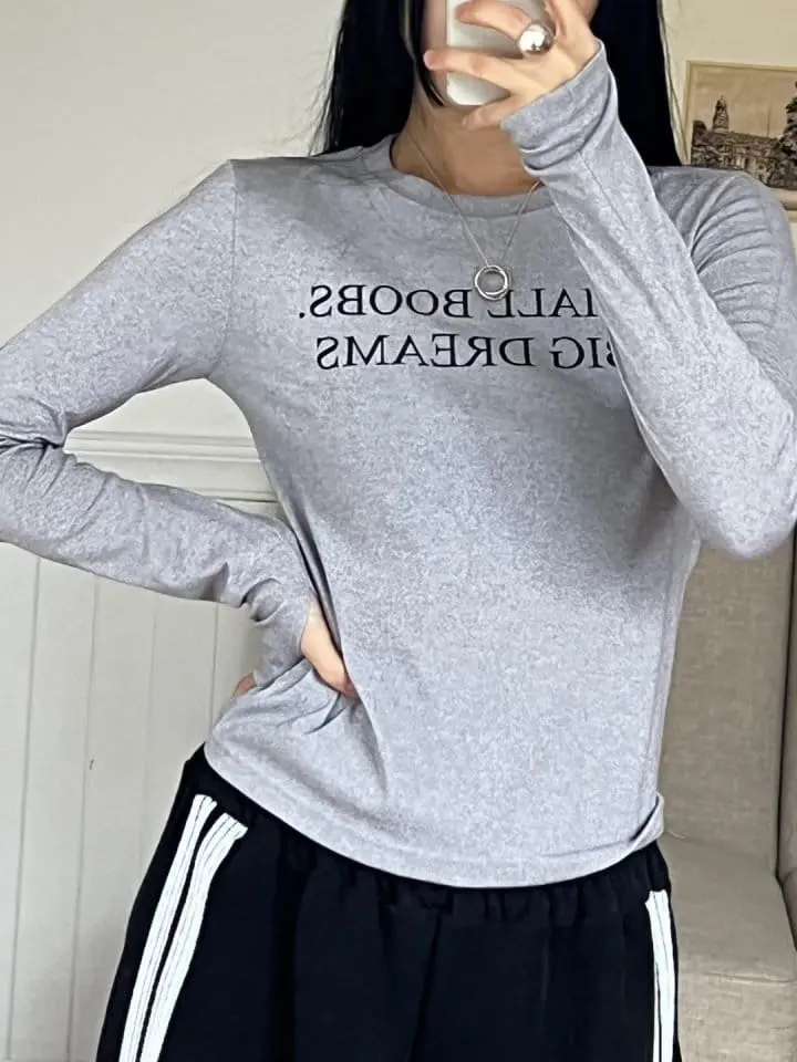 Bricklane - Korean Women Fashion - #momslook - Small Warmer Tee - 9