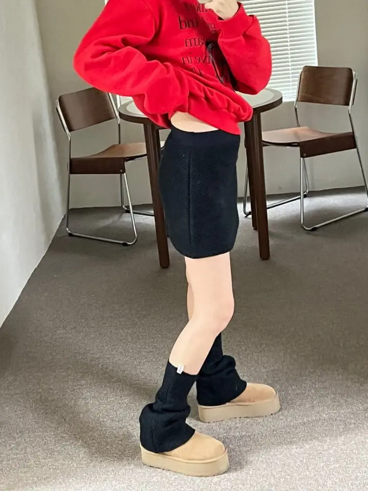 Bricklane - Korean Women Fashion - #momslook - Bookle Skirt Warmer Set - 10