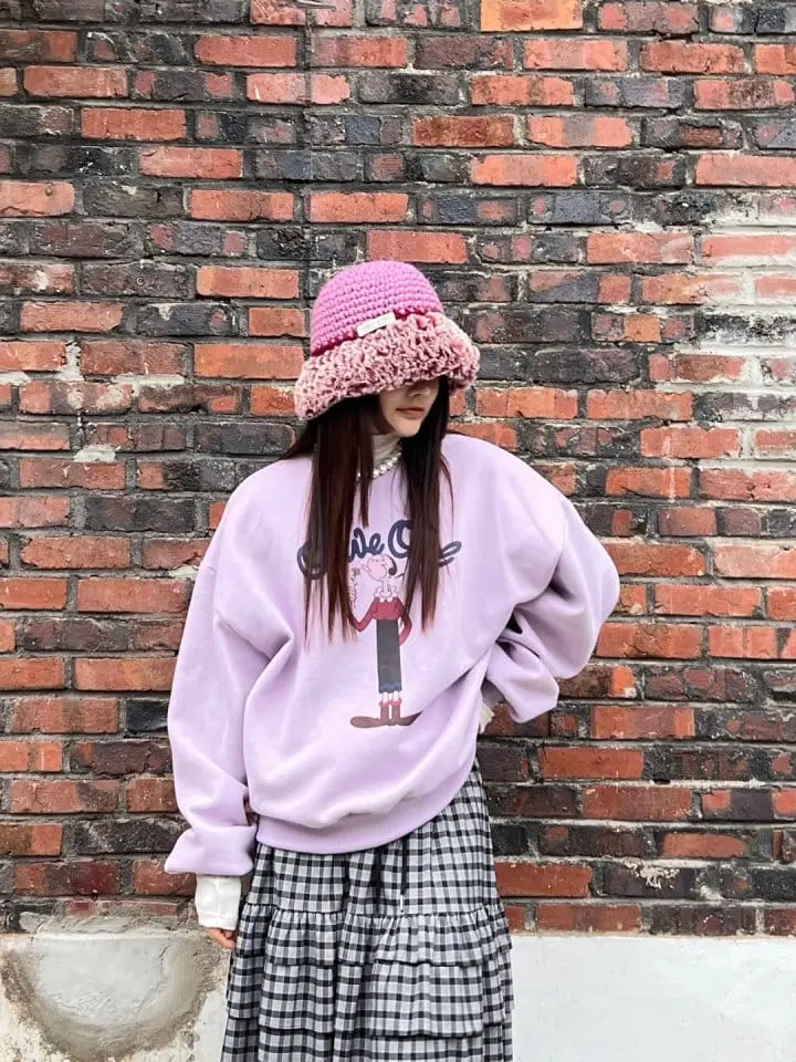 Bricklane - Korean Women Fashion - #momslook - Olive Fleece Sweatshirt - 8
