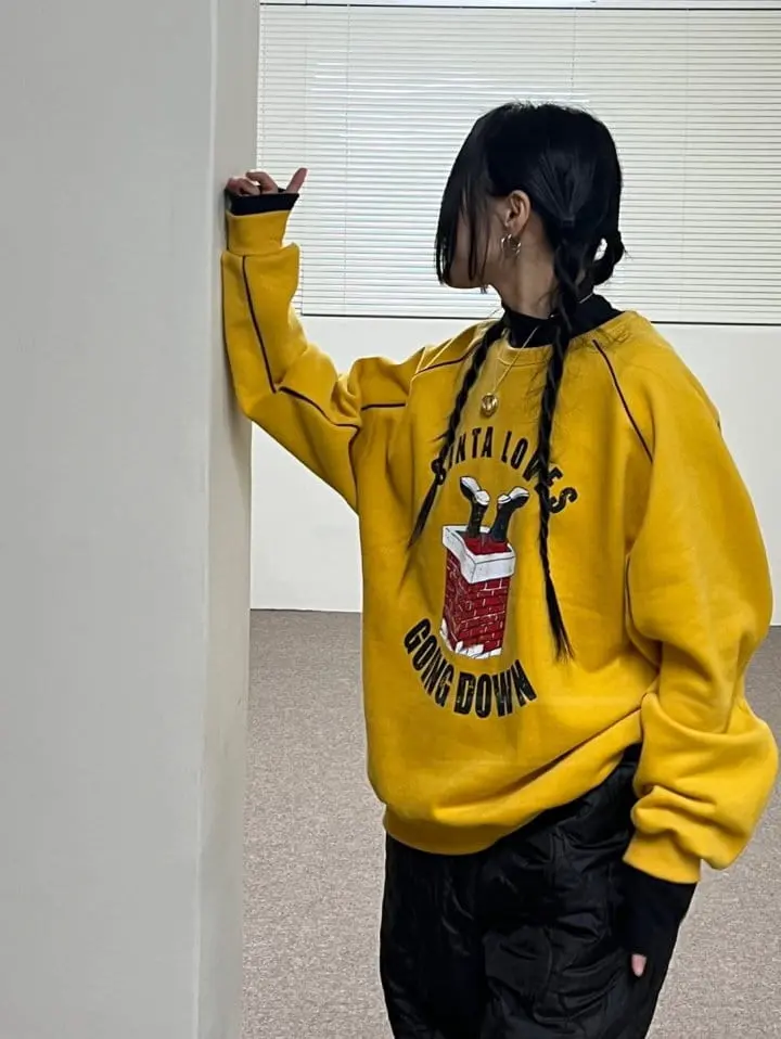 Bricklane - Korean Women Fashion - #momslook - Stack Fleece Sweatshirt - 3