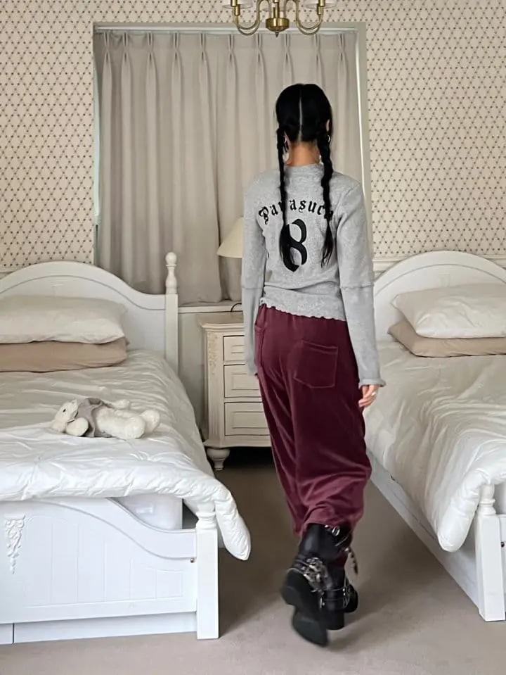 Bricklane - Korean Women Fashion - #romanticstyle - 8 Terry Tee - 8