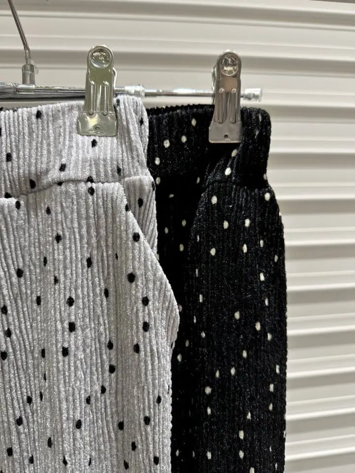 Bricklane - Korean Women Fashion - #womensfashion - Dot Pleats Pants