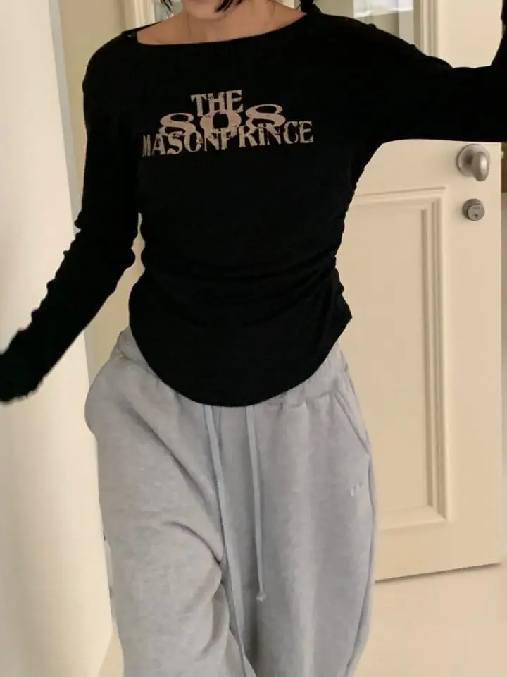 Bricklane - Korean Women Fashion - #momslook - Shirring Tee - 4