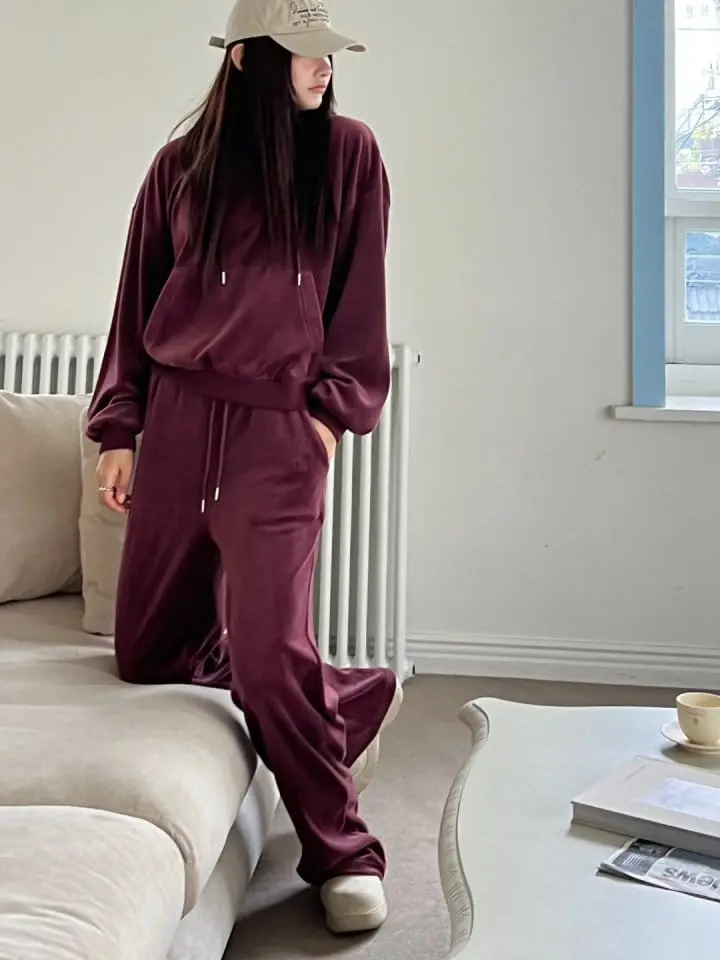 Bricklane - Korean Women Fashion - #womensfashion - Veloure Pants - 7
