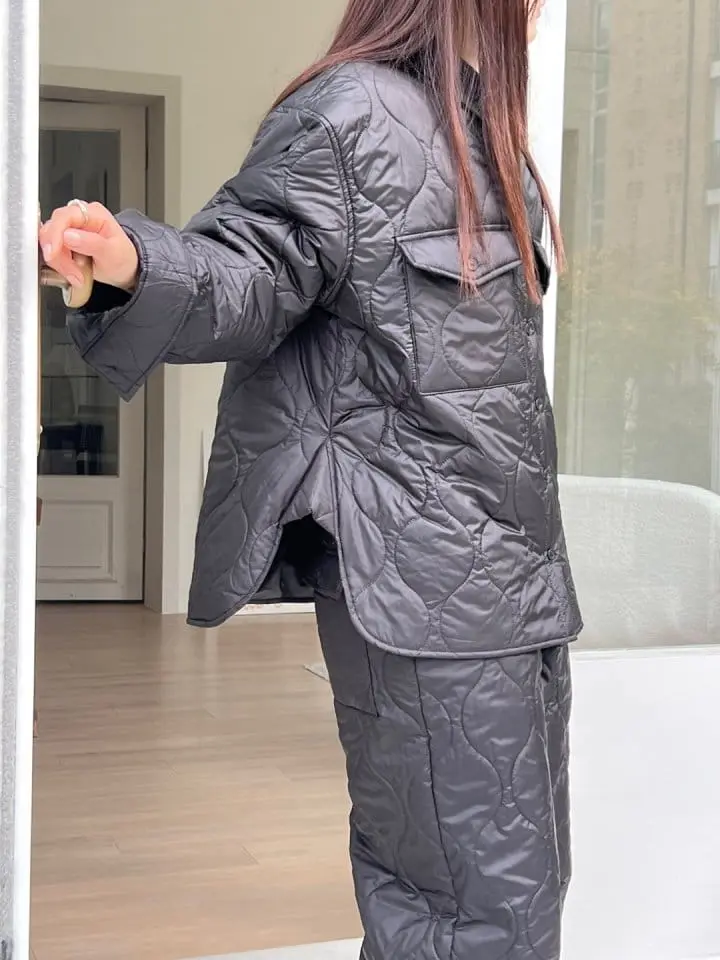 Bricklane - Korean Women Fashion - #womensfashion - Quilting Jacket - 3