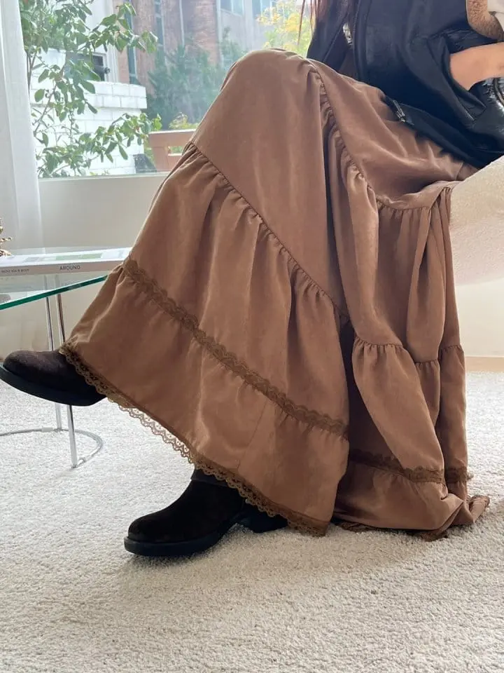 Bricklane - Korean Women Fashion - #womensfashion - Suede KangKang Skirt - 10