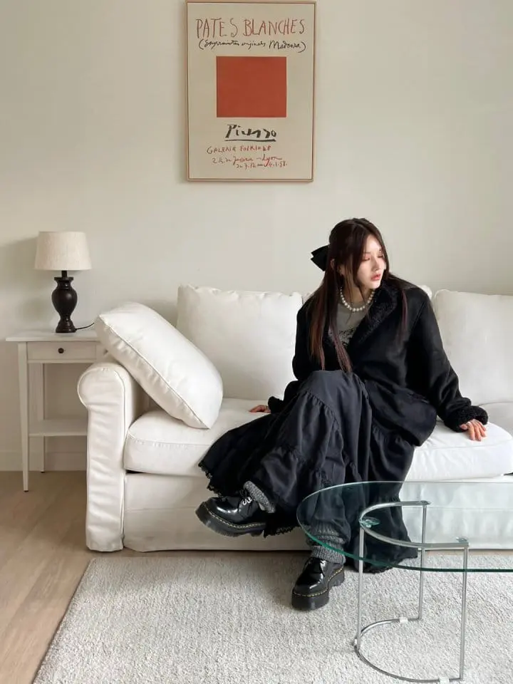 Bricklane - Korean Women Fashion - #womensfashion - Suede KangKang Skirt - 8