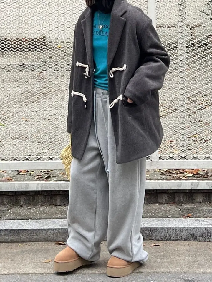 Bricklane - Korean Women Fashion - #womensfashion - Tteokbokki Button Coat