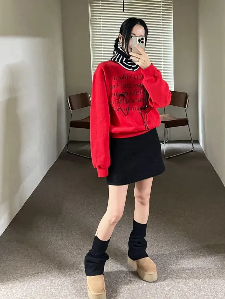 Bricklane - Korean Women Fashion - #womensfashion - Bookle Skirt Warmer Set - 11
