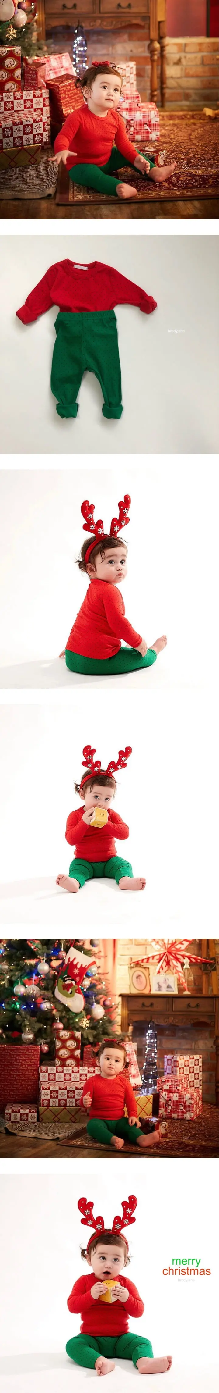 Brody Jane - Korean Children Fashion - #prettylittlegirls - Christmas Color Dot Set