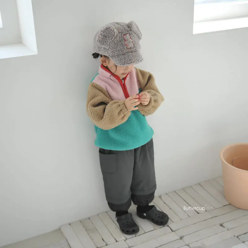 Buttercup - Korean Children Fashion - #designkidswear - Fleece Half Zip-up - 7