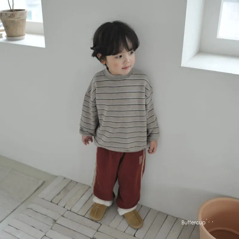 Buttercup - Korean Children Fashion - #discoveringself - Big Terry Lavel Tee - 3