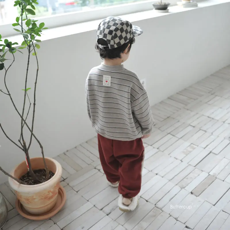 Buttercup - Korean Children Fashion - #discoveringself - Big Terry Lavel Tee - 4