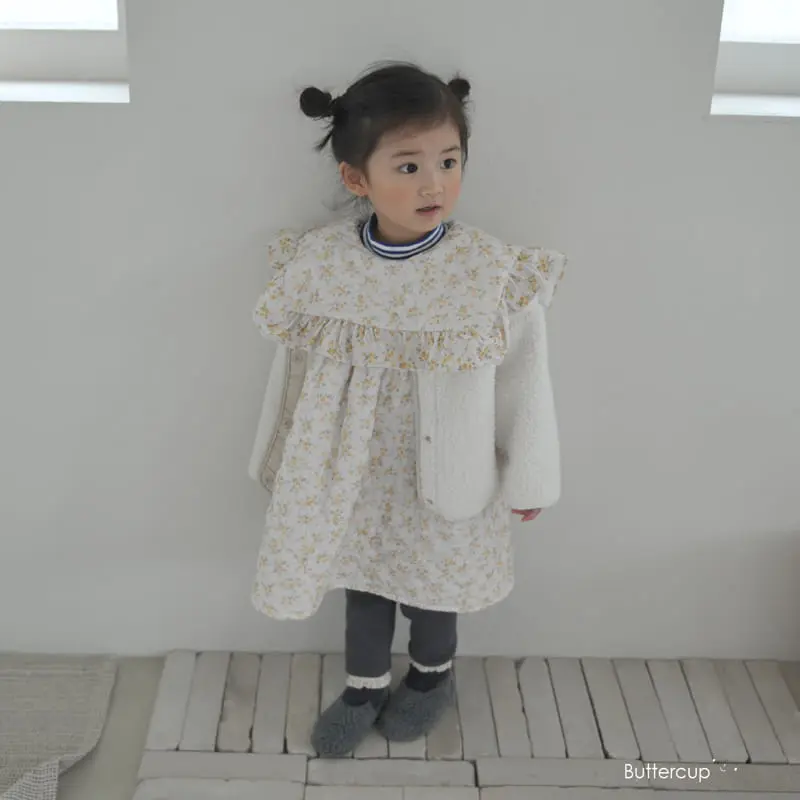 Buttercup - Korean Children Fashion - #kidsstore - Big Colllar Flower One-piece - 9