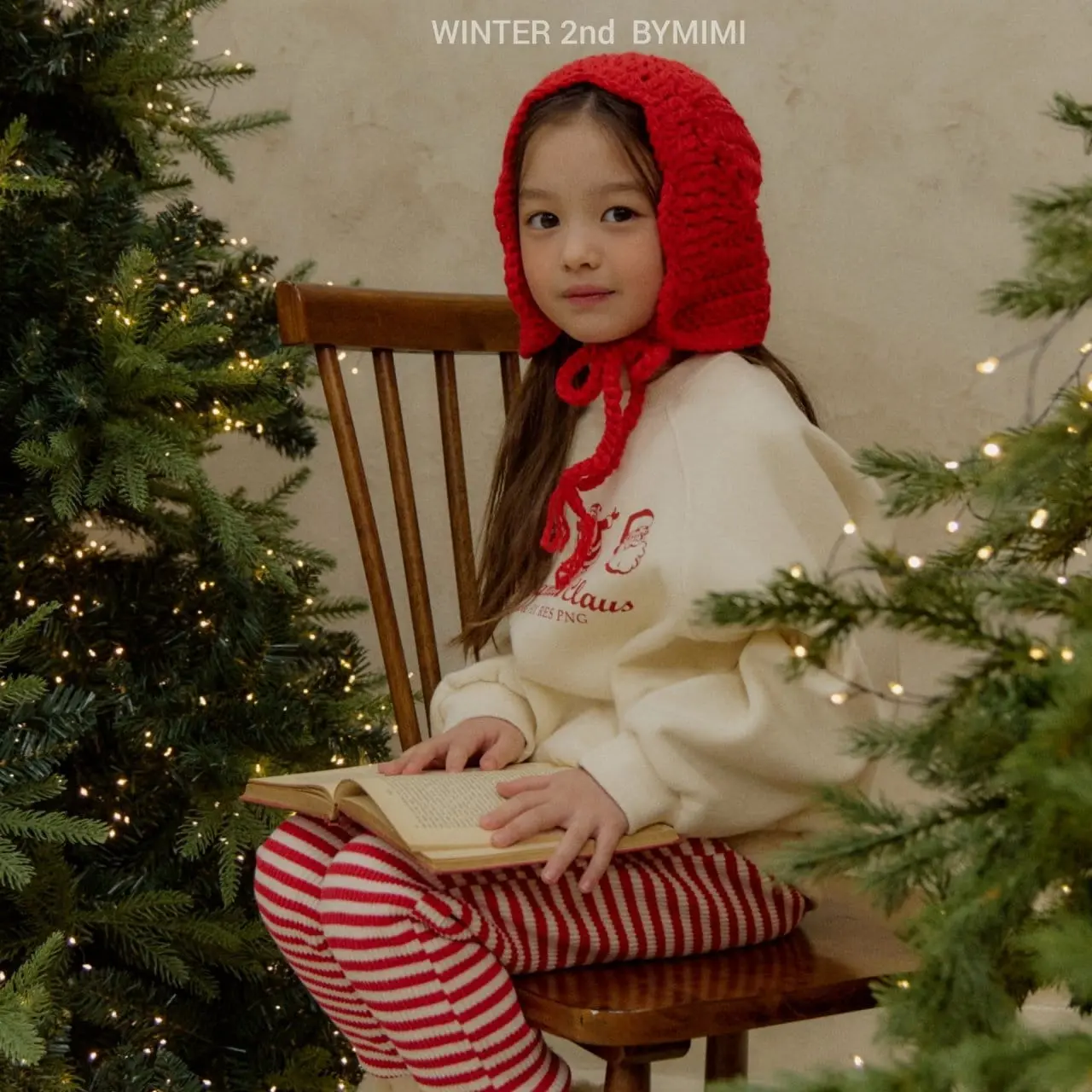 Bymimi - Korean Children Fashion - #prettylittlegirls - Coconut Kint Bonnet - 7