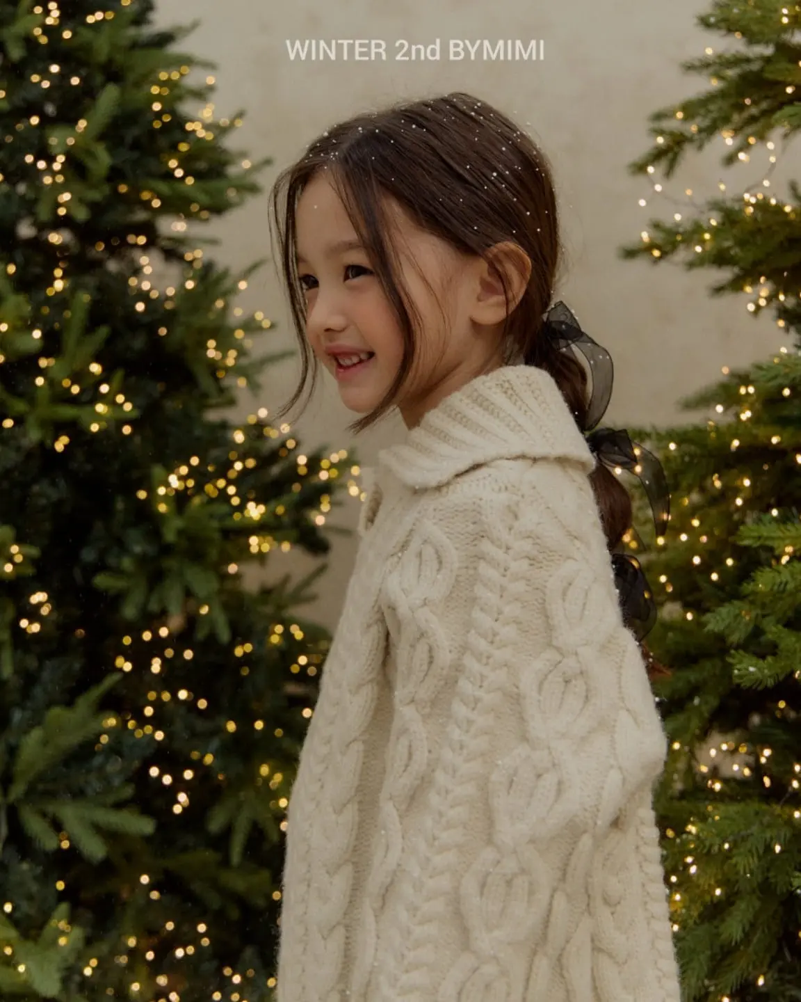 Bymimi - Korean Children Fashion - #toddlerclothing - Cream Bread Knit - 5